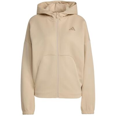 adidas Mujer FUTURE ICONS SMALL LOGO FULL ZIP HOODIE, Crystal Linen, XXL adidas Mujer FUTURE ICONS SMALL LOGO FULL ZIP HOODIE, Crystal Linen, XXL