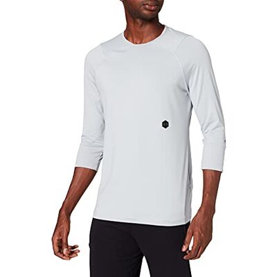 UNDER ARMOUR Heren Ua Rush 3/4 mouw comfortabel T-shirt voor mannen met Rush-technologie, ademend sportshirt met nauwe pasvorm UNDER ARMOUR Heren Ua Rush 3/4 mouw comfortabel T-shirt voor mannen met Rush-technologie, ademend sportshirt met nauwe pasvorm