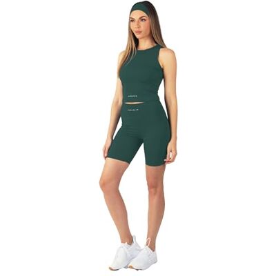 Carlheim Women's Serenita Active Collection Shorts 8", Dark Teal, X-Large Carlheim Women's Serenita Active Collection Shorts 8", Dark Teal, X-Large