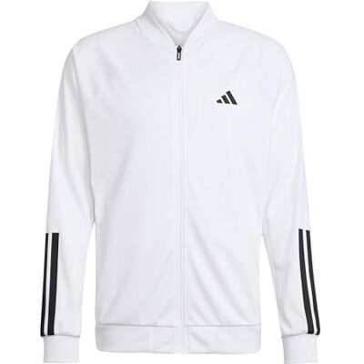 Adidas Heren Witte Tennisjas - Ademend, Gerecycled Materiaal Adidas Heren Witte Tennisjas - Ademend, Gerecycled Materiaal