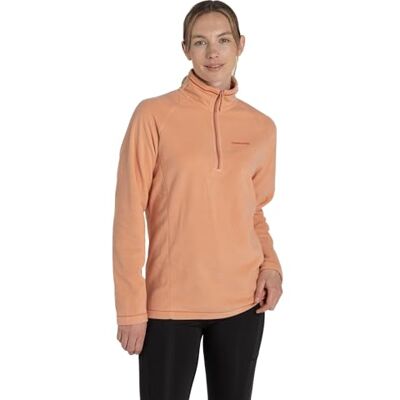 Craghoppers Miska fleece met halve rits voor dames, lichtgewicht en isolerend perfect voor buiten, wandelen, wandelen en kamperen Craghoppers Miska fleece met halve rits voor dames, lichtgewicht en isolerend perfect voor buiten, wandelen, wandelen en kamperen