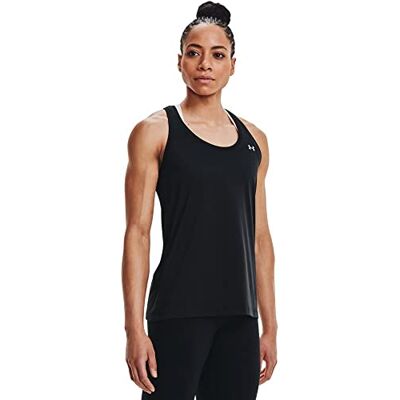 UNDER ARMOUR Tech tanktop voor dames, solide, los, licht sportshirt, ademend trainingsshirt van UA Tech-weefsel UNDER ARMOUR Tech tanktop voor dames, solide, los, licht sportshirt, ademend trainingsshirt van UA Tech-weefsel