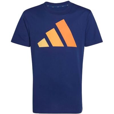 adidas Unisex niños ESSENTIALS BIG LOGO T-SHIRT, dark blue/Semi Ice Tangerine/Pure Tangerine/Pure Orange, 7-8 Years adidas Unisex niños ESSENTIALS BIG LOGO T-SHIRT, dark blue/Semi Ice Tangerine/Pure Tangerine/Pure Orange, 7-8 Years