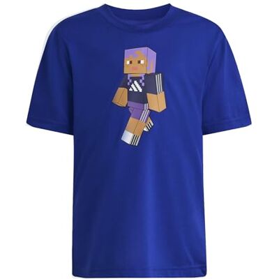 adidas Unisex niños MINECRAFT TRAINING T-SHIRT, semi lucid blue, 7-8 Years adidas Unisex niños MINECRAFT TRAINING T-SHIRT, semi lucid blue, 7-8 Years
