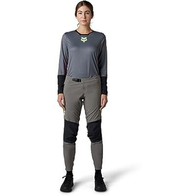 Fox Racing Womens Defend Race Jersey, grijs Fox Racing Womens Defend Race Jersey, grijs