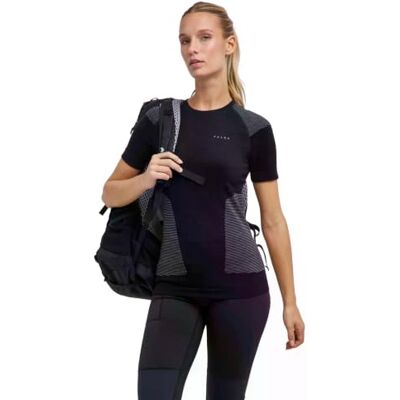 FALKE Dames Top van onderlaag Wool-Tech Light Protective W S/s Ts functioneel materiaal sneldrogend 1 stuk, Zwart Black 3000, XS FALKE Dames Top van onderlaag Wool-Tech Light Protective W S/s Ts functioneel materiaal sneldrogend 1 stuk, Zwart Black 3000, XS