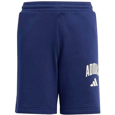 adidas Unisex niños SEASONALS COLLEGIATE TYPOGRAPHY SHORT, dark blue/off white, 15-16 Years adidas Unisex niños SEASONALS COLLEGIATE TYPOGRAPHY SHORT, dark blue/off white, 15-16 Years