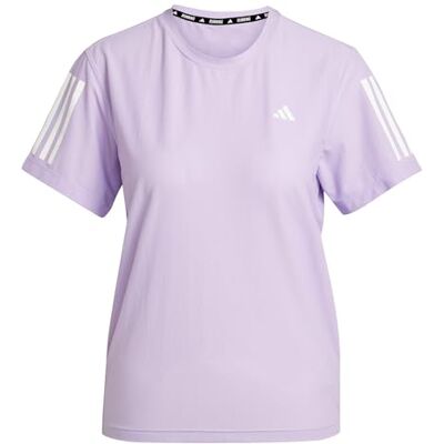 adidas Dames Own The Run Base Tee, Powder Plum, XS adidas Dames Own The Run Base Tee, Powder Plum, XS
