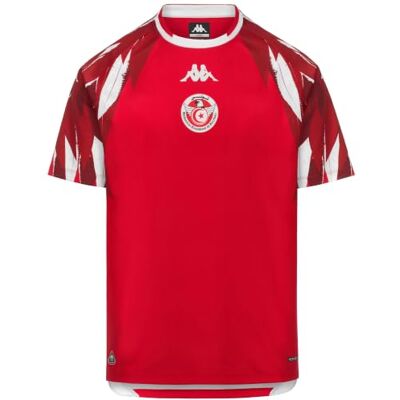 Kappa Heren Maillot Kombat Away Tunesië Rouge Homme Voetbalshirts (1 stuk) Kappa Heren Maillot Kombat Away Tunesië Rouge Homme Voetbalshirts (1 stuk)