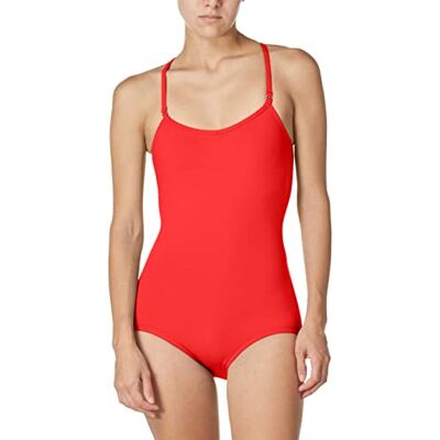Capezio Women's Team Basic Camisole Leotard, Red, Large Capezio Women's Team Basic Camisole Leotard, Red, Large