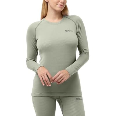 JACK WOLFSKIN INFINITE WARM LS W Groen - Shirt JACK WOLFSKIN INFINITE WARM LS W Groen - Shirt