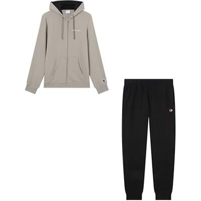 Champion Men-Sweatsuit, trainingspak, grijs (ES035), L heren Champion Men-Sweatsuit, trainingspak, grijs (ES035), L heren