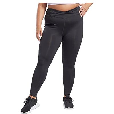 Reebok Basic High Rise Leggings, Night Black, XXL, Nacht Zwart Reebok Basic High Rise Leggings, Night Black, XXL, Nacht Zwart