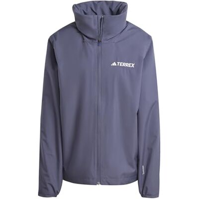 adidas Dames Terrex Multi Essentials 2 Layer Rain Jacket, shadow navy, M adidas Dames Terrex Multi Essentials 2 Layer Rain Jacket, shadow navy, M