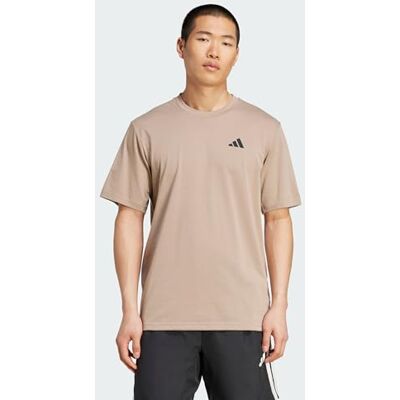 adidas Heren Train Essentials Feelready Training Tee, Chalky Brown/Black, S adidas Heren Train Essentials Feelready Training Tee, Chalky Brown/Black, S