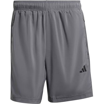 adidas heren Workout Essentials Base Woven Short Shorts, grey five, M 7 inch adidas heren Workout Essentials Base Woven Short Shorts, grey five, M 7 inch