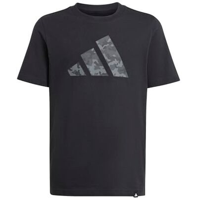 adidas Unisex niños CAMO GRAPHIC T-SHIRT JUNIOR, black/camo, 11-12 Years adidas Unisex niños CAMO GRAPHIC T-SHIRT JUNIOR, black/camo, 11-12 Years