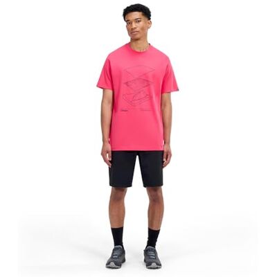 Berghaus Heren Everyday Elements T-shirt, Fiery Pink, M Berghaus Heren Everyday Elements T-shirt, Fiery Pink, M