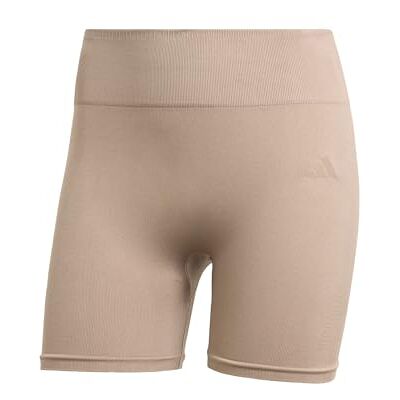 adidas Mujer Workout Essentials Knit 4Inch Leggings, chalky brown, M adidas Mujer Workout Essentials Knit 4Inch Leggings, chalky brown, M