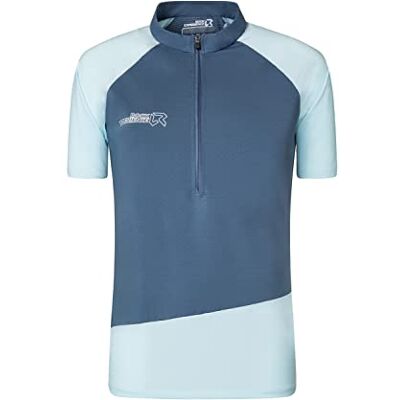 Rock Experience Merlin Blauw XS Korte Mouw Top - Top Rock Experience Merlin Blauw XS Korte Mouw Top - Top