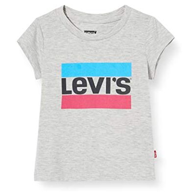 Levi's Kids Sportswear Logo Tee voor meisjes, 2-8 jaar Levi's Kids Sportswear Logo Tee voor meisjes, 2-8 jaar