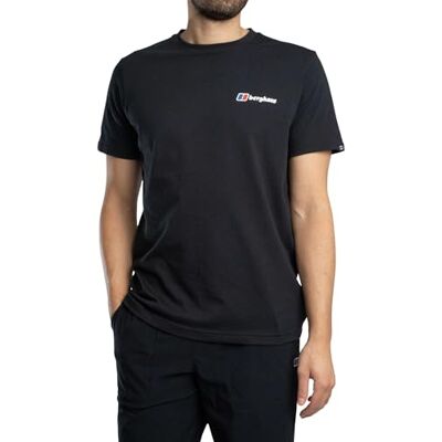 Berghaus Heren Class Logo T-shirt, zwart/zwart, 2XL Berghaus Heren Class Logo T-shirt, zwart/zwart, 2XL