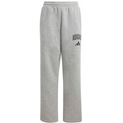 adidas Unisex niños SEASONALS COLLEGIATE TYPOGRAPHY PANT, medium grey heather/black, 7-8 Years adidas Unisex niños SEASONALS COLLEGIATE TYPOGRAPHY PANT, medium grey heather/black, 7-8 Years