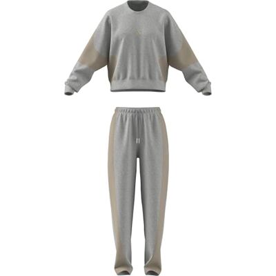 adidas Mujer LAZIDAY TRACKSUIT, light grey heather/Crystal Linen, XXL adidas Mujer LAZIDAY TRACKSUIT, light grey heather/Crystal Linen, XXL