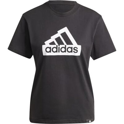 adidas Dames MODERN ESSENTIALS GRAPHIC TEE, BLACK, XXS adidas Dames MODERN ESSENTIALS GRAPHIC TEE, BLACK, XXS