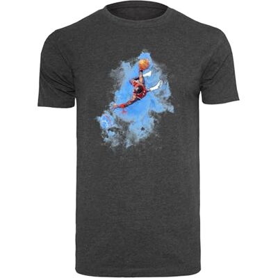 Mister Tee Witte Basketbal Wolken T-Shirt - T-Shirt Mister Tee Witte Basketbal Wolken T-Shirt - T-Shirt
