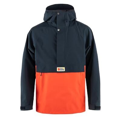 Fjällräven Fjallraven 86688-555-214 Vardag Hydratic Anorak M Jacket Heren Dark Navy-Flame Oranje Maat M Fjällräven Fjallraven 86688-555-214 Vardag Hydratic Anorak M Jacket Heren Dark Navy-Flame Oranje Maat M