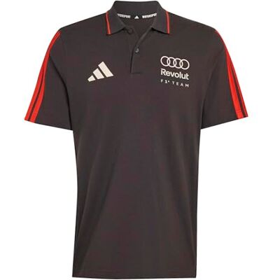 adidas heren Audi Revolut Formula One Team Dna Polo Shirt, utility black, M adidas heren Audi Revolut Formula One Team Dna Polo Shirt, utility black, M