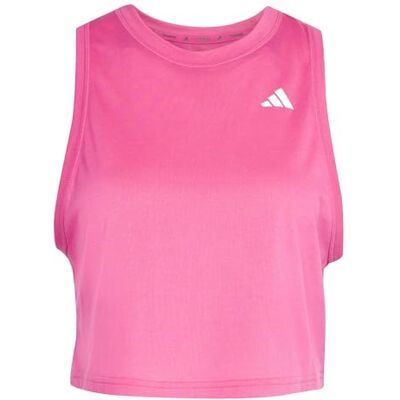 adidas Dames Train Essentials Boxy Workout Tank, shock pink, XL adidas Dames Train Essentials Boxy Workout Tank, shock pink, XL