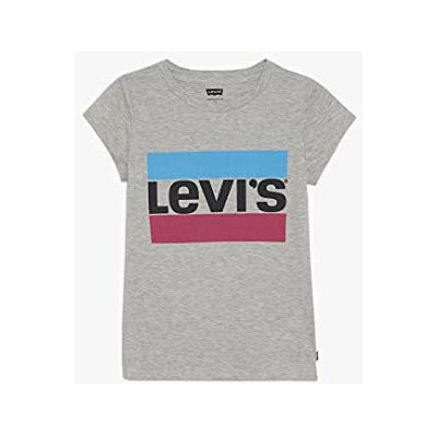 Levi's Kids Sportswear Logo Tee voor meisjes, 2-8 jaar Levi's Kids Sportswear Logo Tee voor meisjes, 2-8 jaar