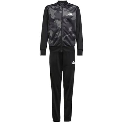 adidas Unisex niños Seasonal Essential Junior Camouflage Tricot 3 Stripes All Over Printed Tracksuit, black/white, 7-8 Years adidas Unisex niños Seasonal Essential Junior Camouflage Tricot 3 Stripes All Over Printed Tracksuit, black/white, 7-8 Years