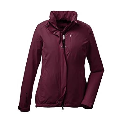 killtec Women's Functioneel jack met oprolbare capuchon, opvouwbaar KOS 25 WMN JCKT, dark rose, 48, 38287-000 killtec Women's Functioneel jack met oprolbare capuchon, opvouwbaar KOS 25 WMN JCKT, dark rose, 48, 38287-000
