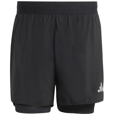 adidas heren Adi365 Running Essentials 2In1 Shorts, black, S adidas heren Adi365 Running Essentials 2In1 Shorts, black, S