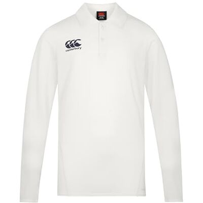 Canterbury Cricket Performance poloshirt met lange mouwen voor heren Canterbury Cricket Performance poloshirt met lange mouwen voor heren