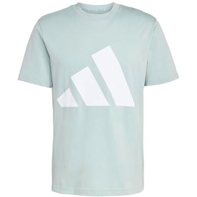 adidas Hombre ESSENTIALS BIG LOGO SINGLE JERSEY TEE, Wonder Sage/white, S adidas Hombre ESSENTIALS BIG LOGO SINGLE JERSEY TEE, Wonder Sage/white, S