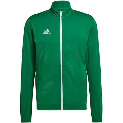 adidas Heren Entrada 22 Track Jacket, Team Green / White, M Extra Tall adidas Heren Entrada 22 Track Jacket, Team Green / White, M Extra Tall