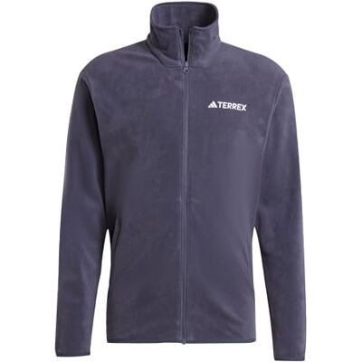 adidas Hombre Terrex Multi Essentials Full Zip Fleece Jacket, Shadow Navy, L adidas Hombre Terrex Multi Essentials Full Zip Fleece Jacket, Shadow Navy, L