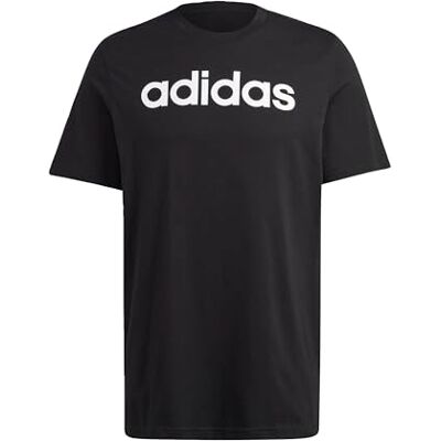 adidas Heren Essentials Single T-shirt met korte mouwen, Black, S adidas Heren Essentials Single T-shirt met korte mouwen, Black, S
