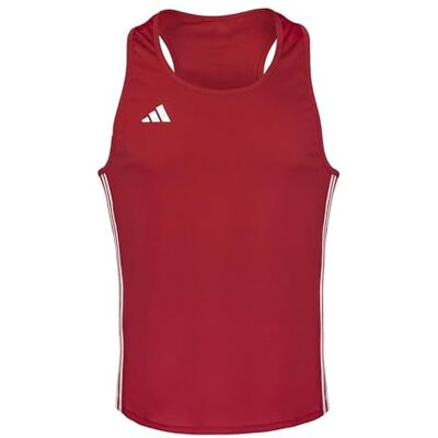 adidas Boksvest, tanktop voor fitness, gym oefeningen en work-outs, mouwloos, licht, rekbaar materiaal, basispunch adidas Boksvest, tanktop voor fitness, gym oefeningen en work-outs, mouwloos, licht, rekbaar materiaal, basispunch