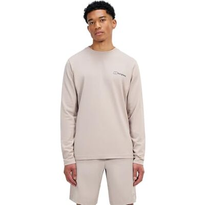 Berghaus Heren Grappled T-shirt, Taupe, XL Berghaus Heren Grappled T-shirt, Taupe, XL