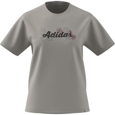 adidas Mujer WESTERN FLORALS GRAPHIC T-SHIRT, wonder alumina, XXS adidas Mujer WESTERN FLORALS GRAPHIC T-SHIRT, wonder alumina, XXS