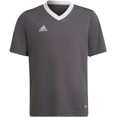 adidas Uniseks-Kind Entrada 22 Jersey, Team Grey Four, 7-8 Years adidas Uniseks-Kind Entrada 22 Jersey, Team Grey Four, 7-8 Years