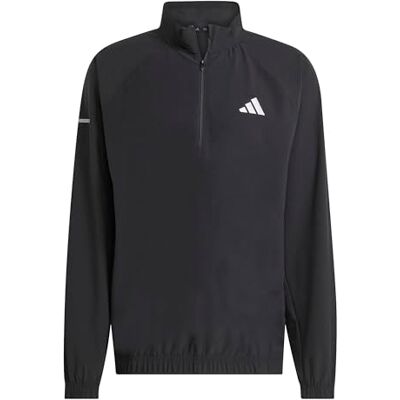 adidas Heren Training Essentials Holiday Pack1/4 Zip, Black, L adidas Heren Training Essentials Holiday Pack1/4 Zip, Black, L