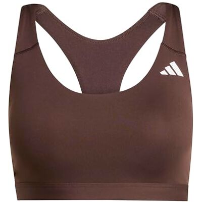 adidas Mujer Optime Essentials Workout Medium Support Bra, Aurora Coffee, L adidas Mujer Optime Essentials Workout Medium Support Bra, Aurora Coffee, L