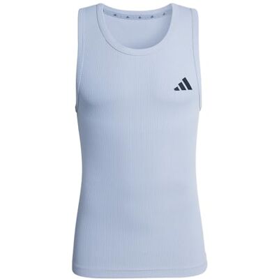 adidas Hombre POWER ESSENTIALS WORKOUT RIB TANK, halo silver, XL adidas Hombre POWER ESSENTIALS WORKOUT RIB TANK, halo silver, XL