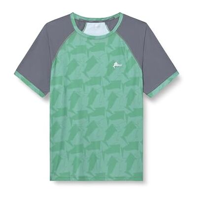 Ande New Pertusio Fantasia T-shirt voor heren, ademend functioneel shirt met grafische print, Vde Thymo/antraciet, 3XL Ande New Pertusio Fantasia T-shirt voor heren, ademend functioneel shirt met grafische print, Vde Thymo/antraciet, 3XL